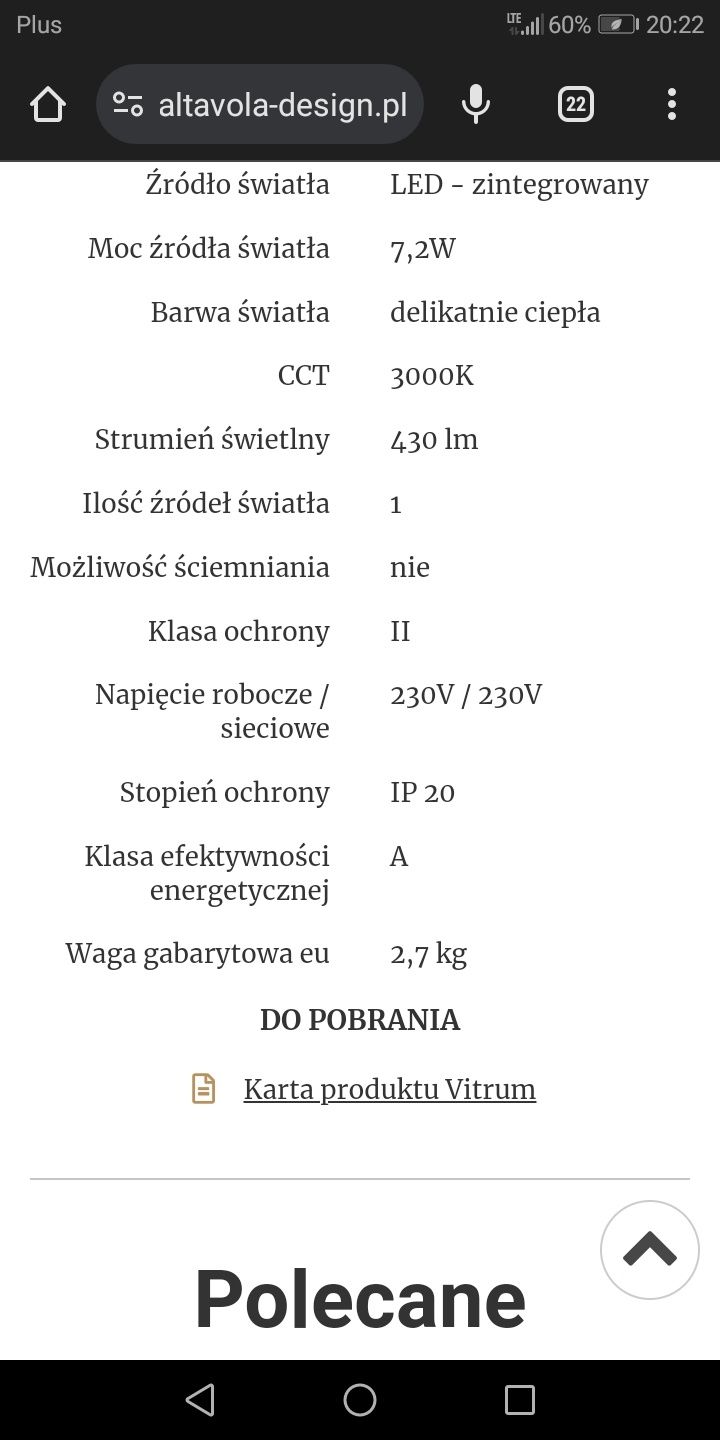 Plafon ledowy Vitrum CW Altavola Design
5.00/