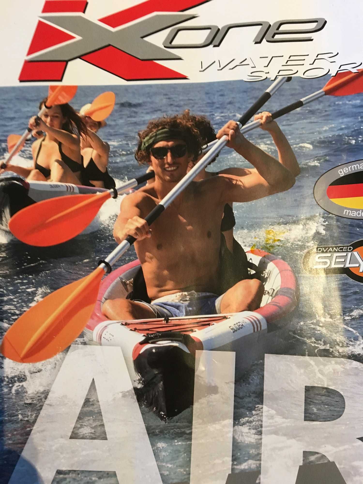 Canoa insuflável para 2 pessoas