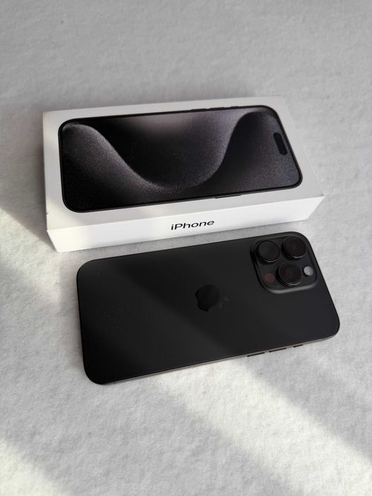 iPhone 15 Pro Max 256 GB Black Titanium. Stan Idealny! Faktura VAT