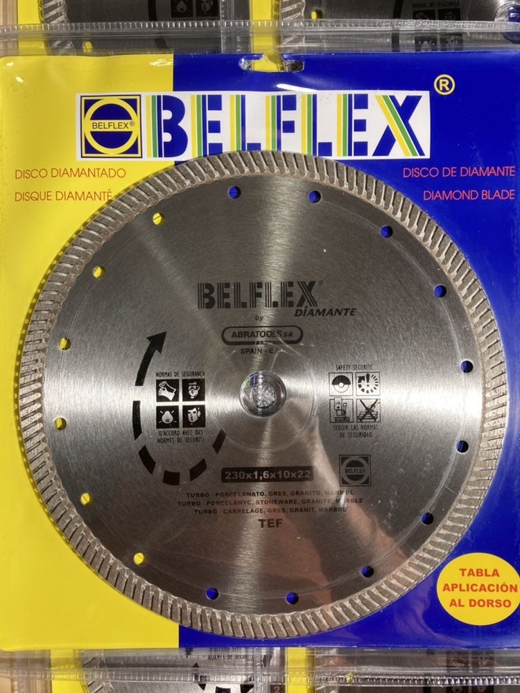 Disco diamante Belflex 230x10x22 Abratools - Novo