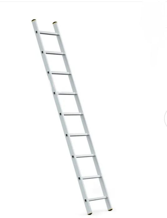 Drabina aluminiowa 9 stopni przystawna 2.45m