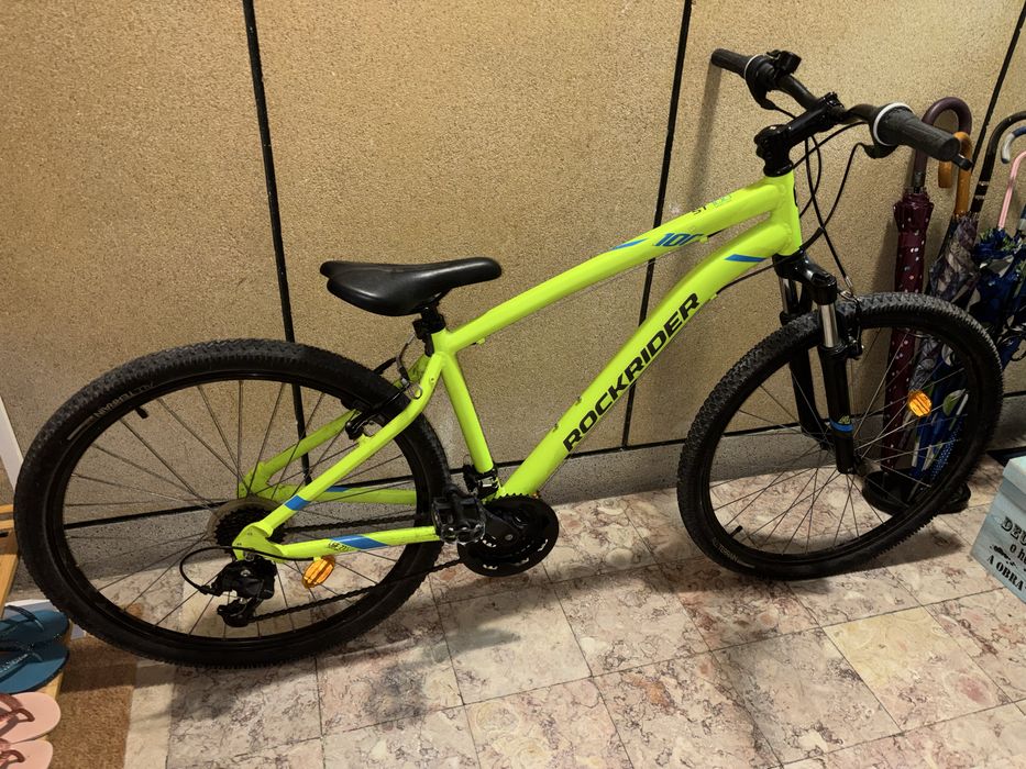 Bicicleta BTT ST 100 Amarelo Rockrider