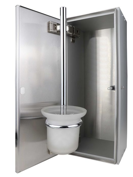 SZAFKA ŁAZIENKOWA podtynkowa na szczotkę WC 45 CM do zabudowy płytką.