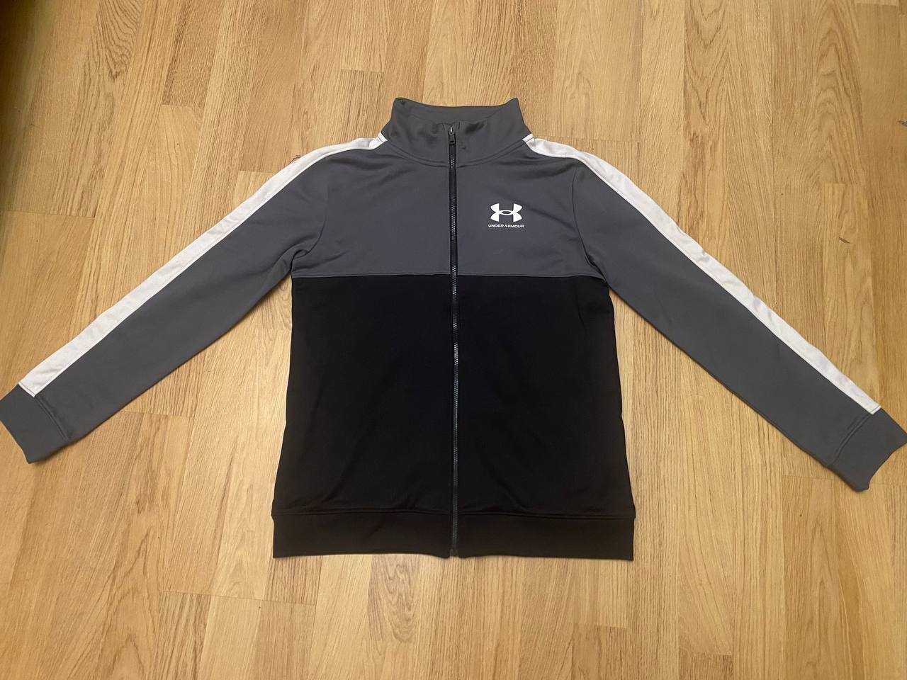 кофта under armour на молнии S-М  свитшот на молнии. андер армор