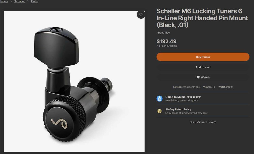 Schecter Reaper 6 + DiMarzio + Локовые колки