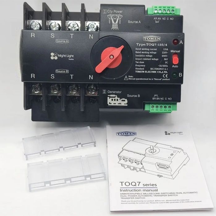 Automatyczny wyłącznik nadprądowy Tomzn TOQ7-125 4P 125A 220V