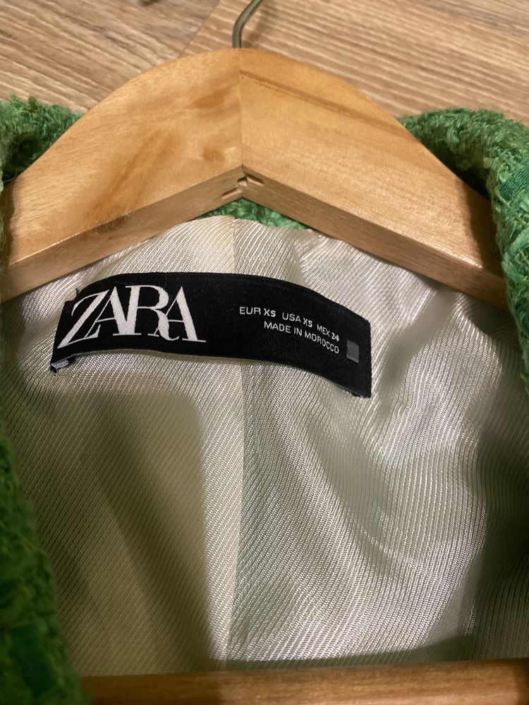 Твідовий піджак zara