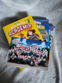 light novel my hero academia szkolne historie tomy 1-3 + pocztówka