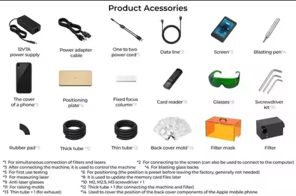 xwitzeal v8  лазерний гравер задніх кришок iphone