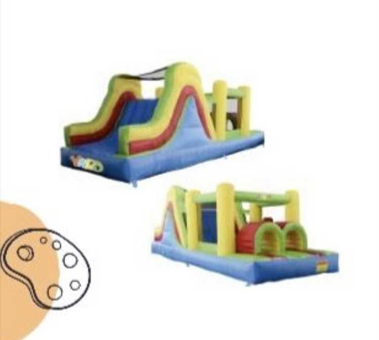 Aluguer insuflável obstáculos