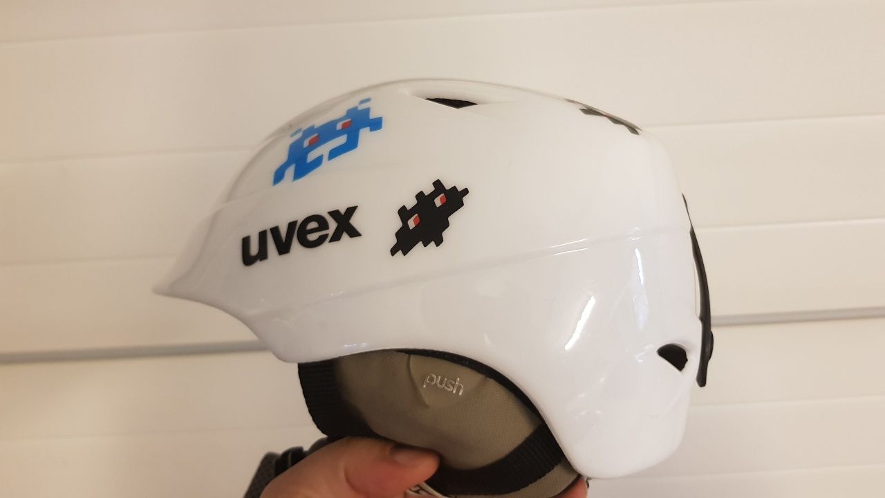 Kask narciarski uvex 48-52 cm dla 7-9 latka