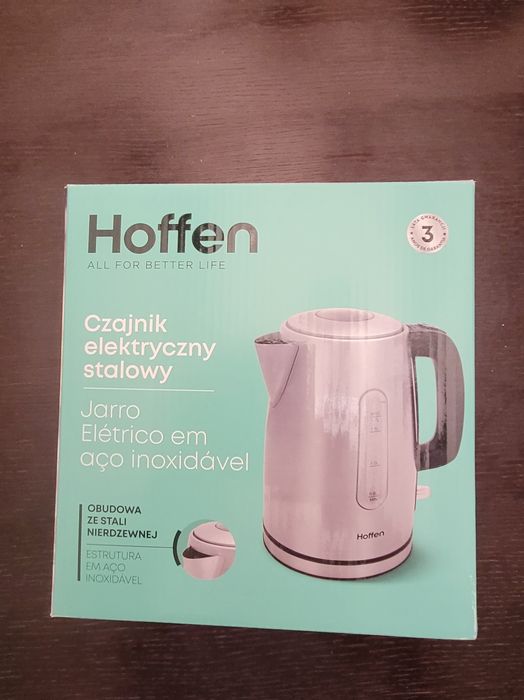 Czajnik elektryczny bezprzewodowy Hoffen nowy