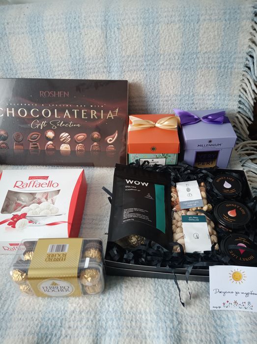 Цукерки рафаелло фереро міленіум Рошен набір горіхів raffaello ferrero