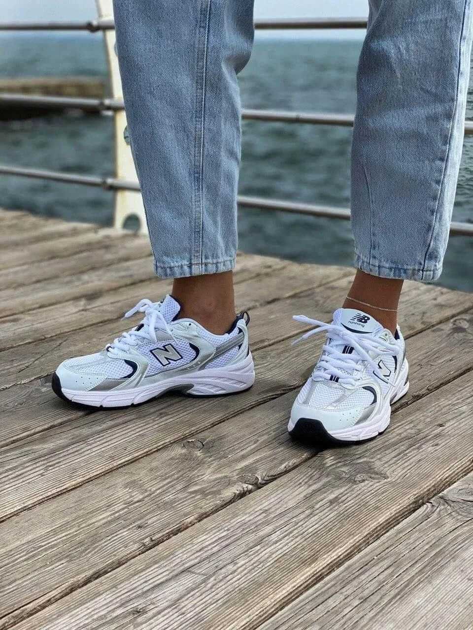 Кроссовки Женские New Balance 530 White/Жіночі Нью Беланс/Кросівки NB