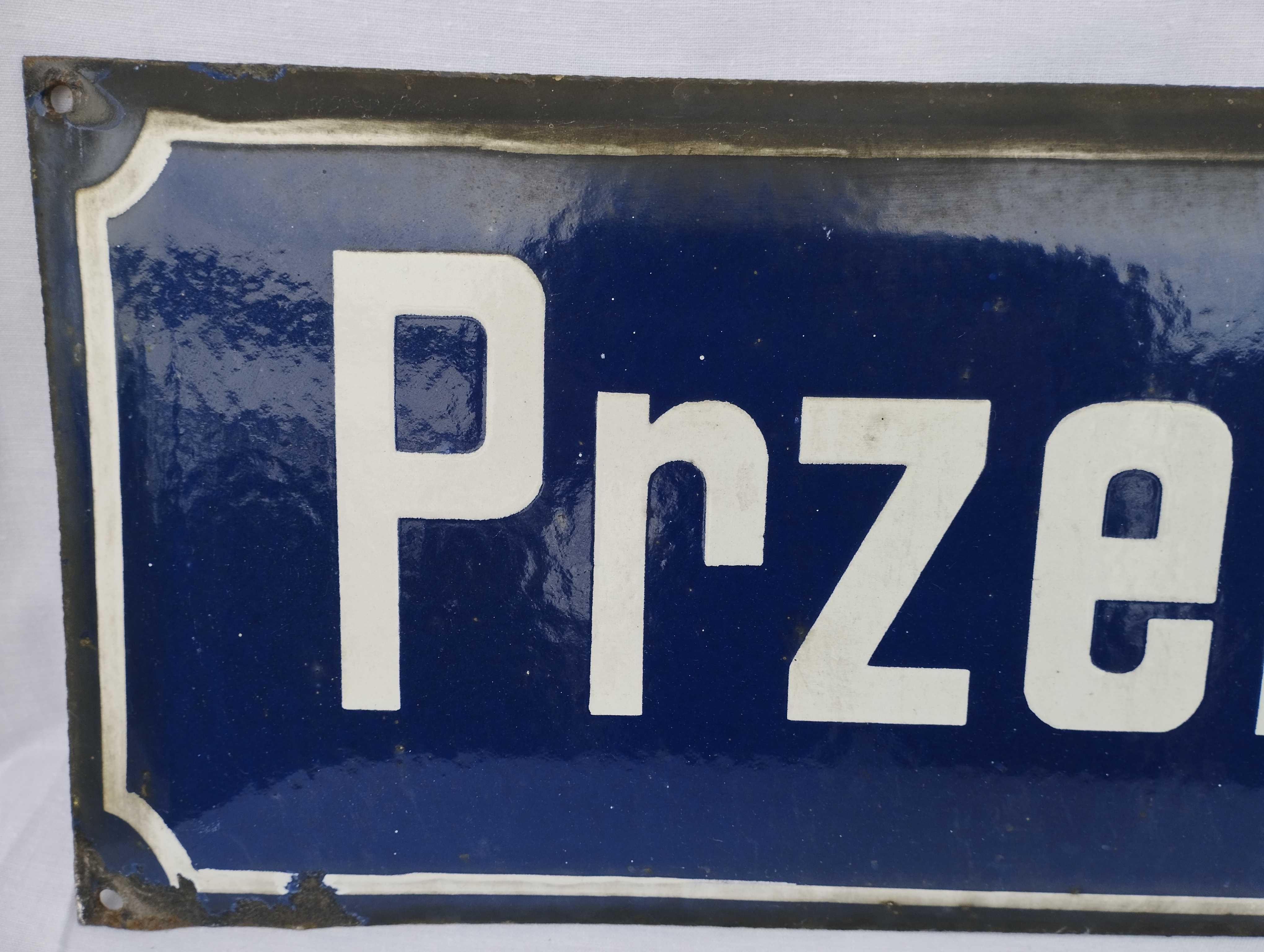 tablica emaliowana ulica Przelotowa
