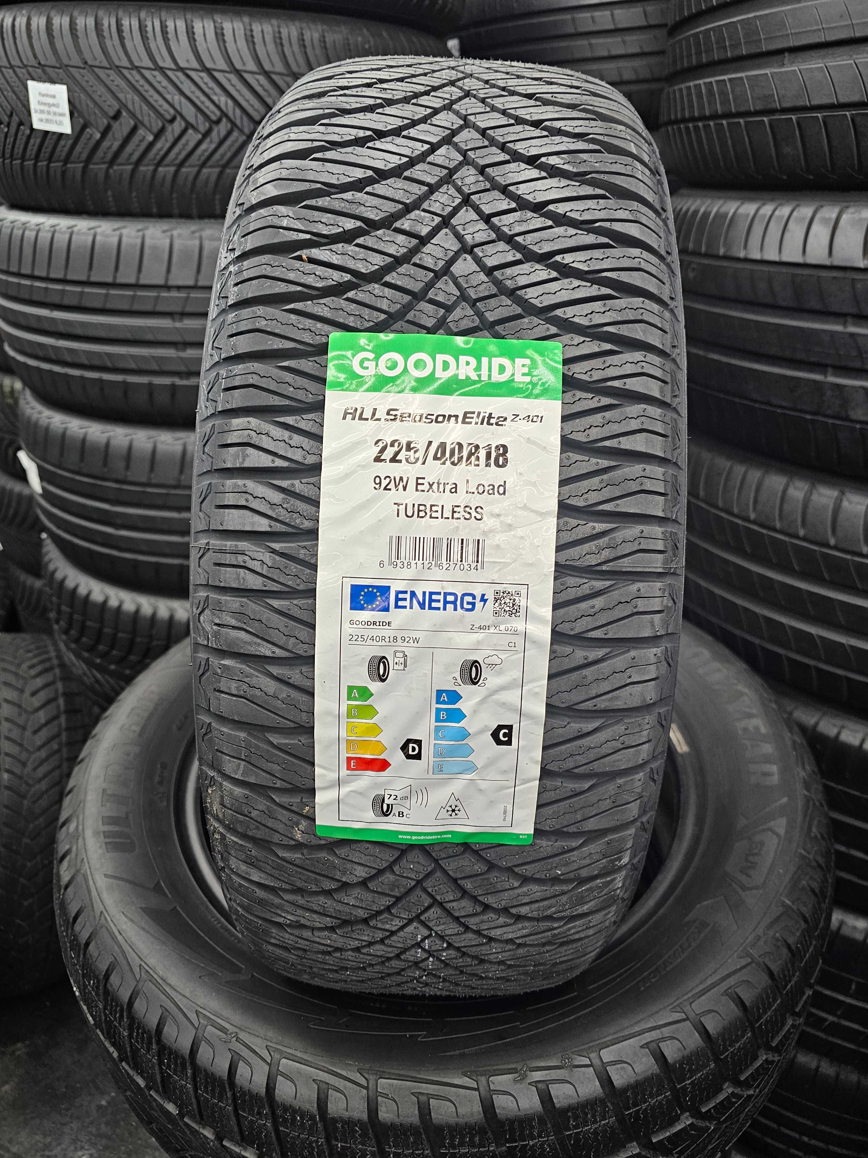 2xNowe Goodride AllSeasonElite 225/40/18 opony wielosezonowe/3PMSF/M+S