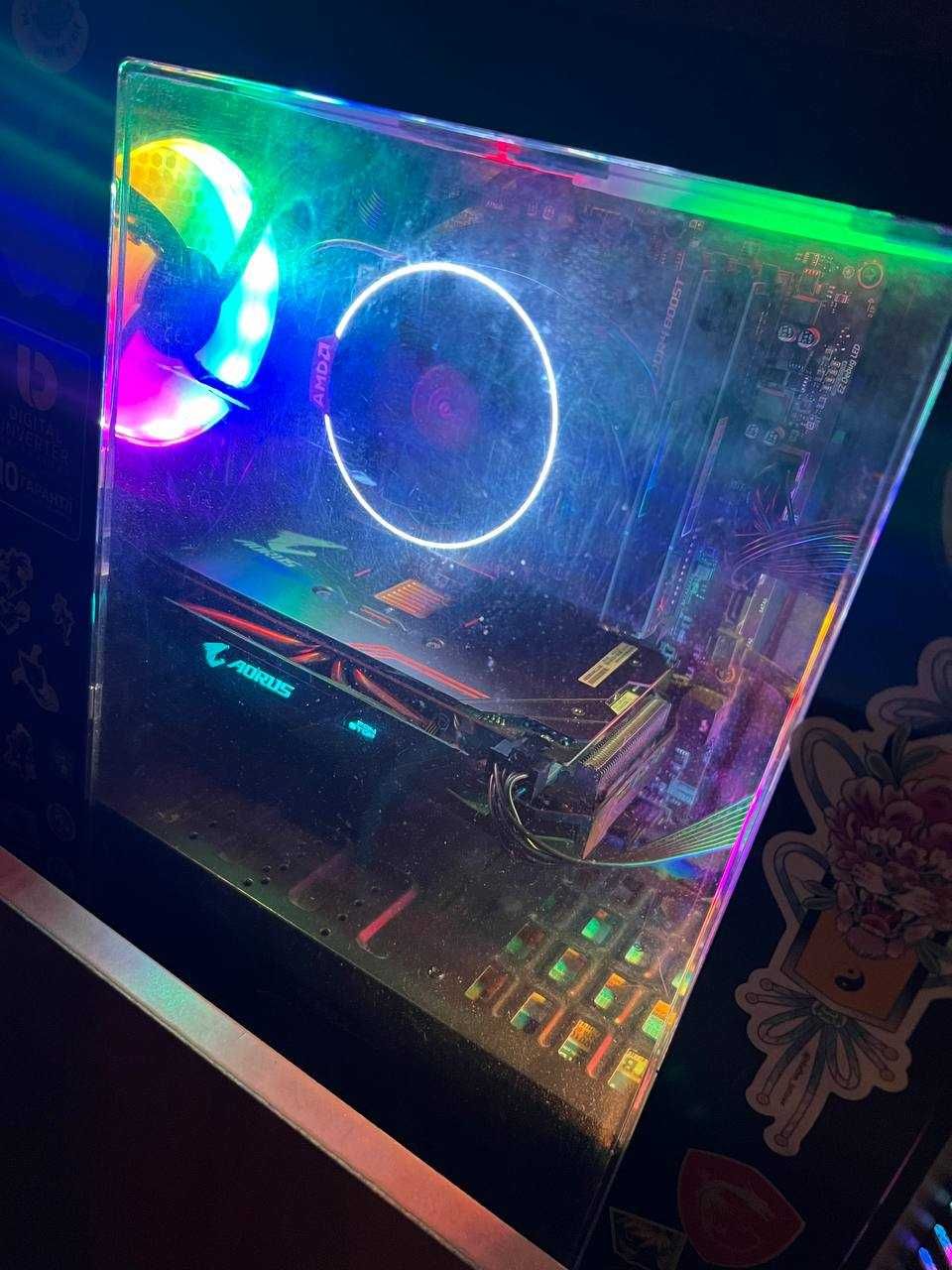 Продам ігровий комп'ютер Ryzen 7 2700/16GB DDR4/RX580 8GB/B450m