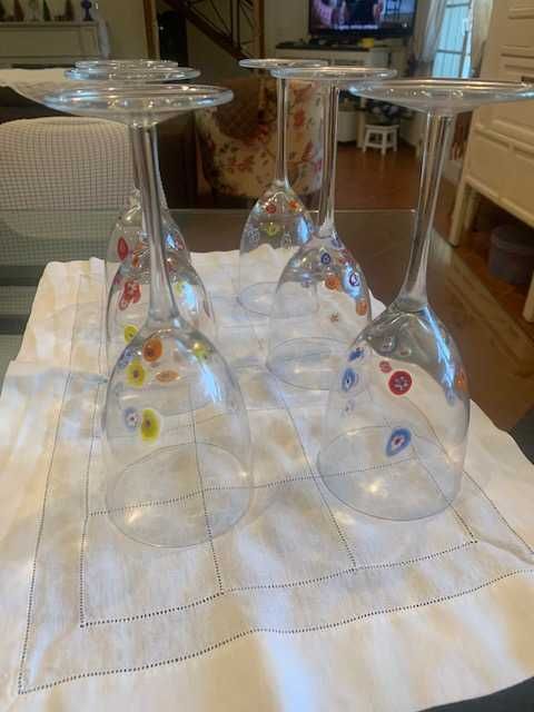 Copos de pé alto Gato Preto