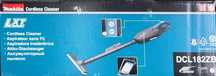 Odkurzacz akum. Makita DCL182Z 18v