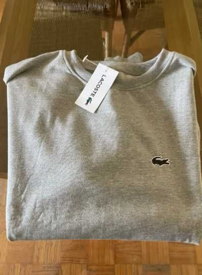 Sweat Lacoste nova com etiqueta