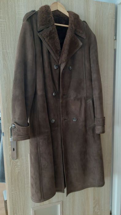 Płaszcz/kożuch w stylu vintage /pamiątki PRL