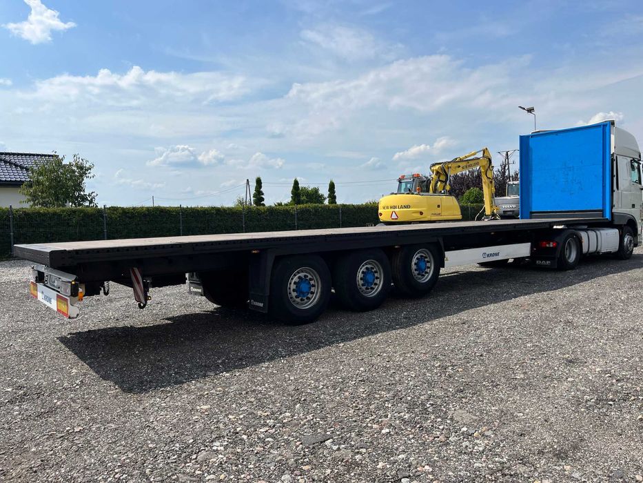 Wynajem naczepa platforma 13,6 * Dzierżawa naczepa platforma KRONE