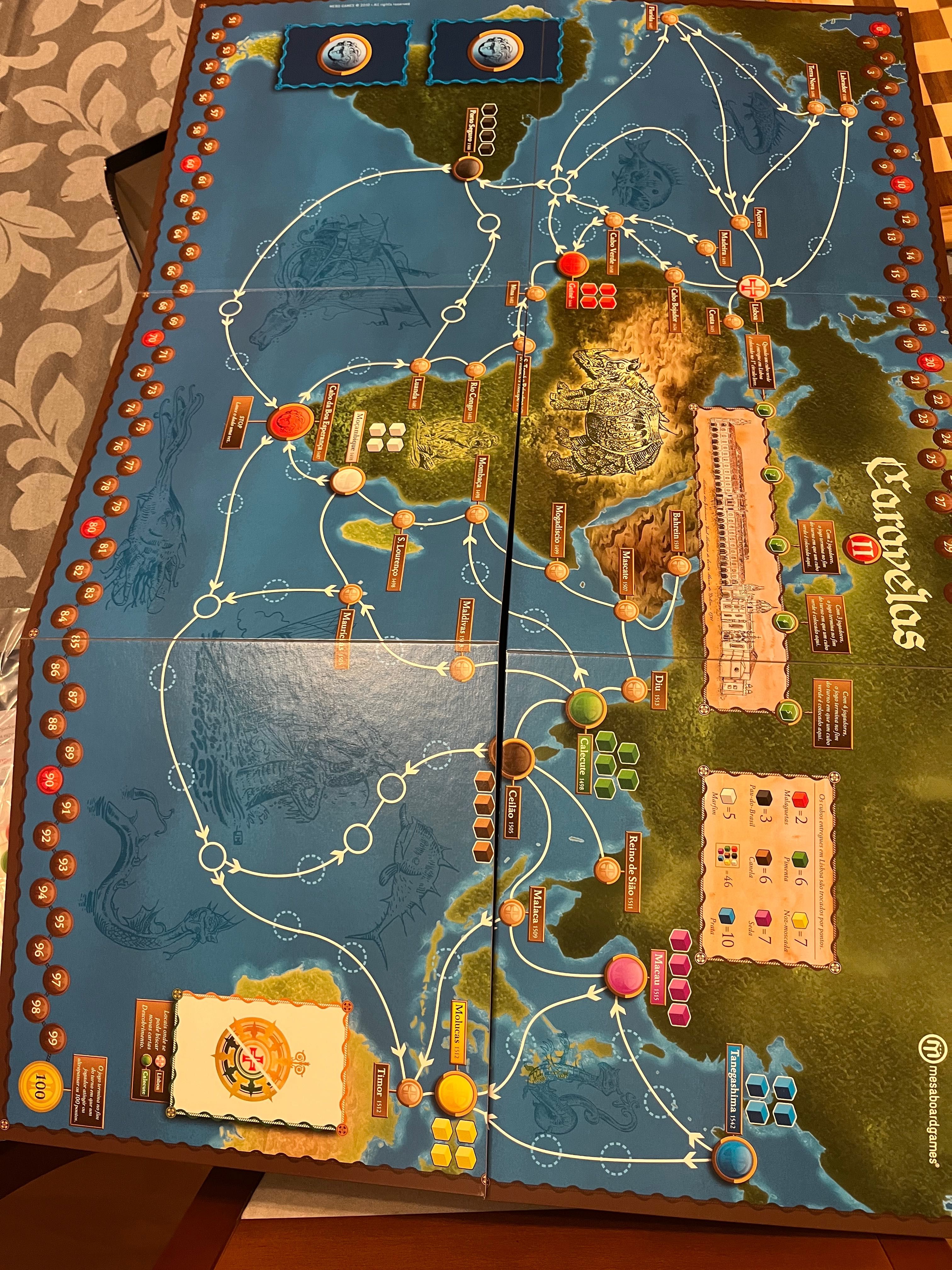 Jogo de Tabuleiro - Caravelas II