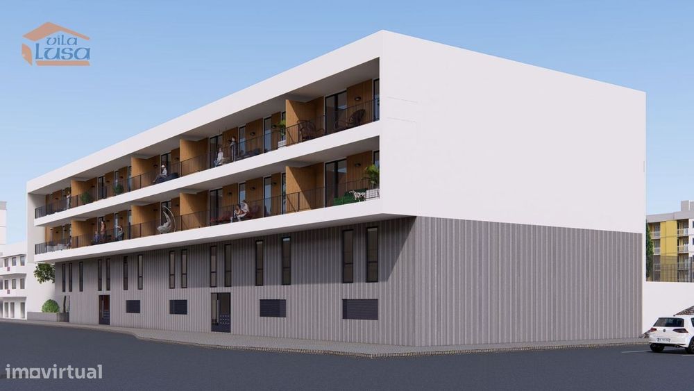 T1+1 Novo c/ garagem e varanda 17,70m2 em Portimão Empreendimento.