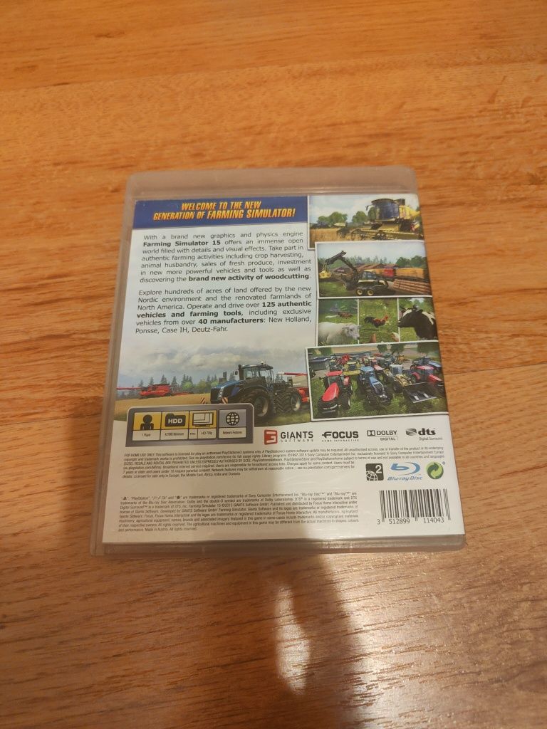 PS3 Farming Simulator 15