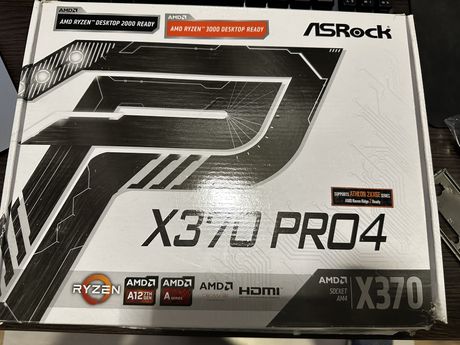 Материнская плата ASRock X370 PRO4 + AMD Athlon 200GE