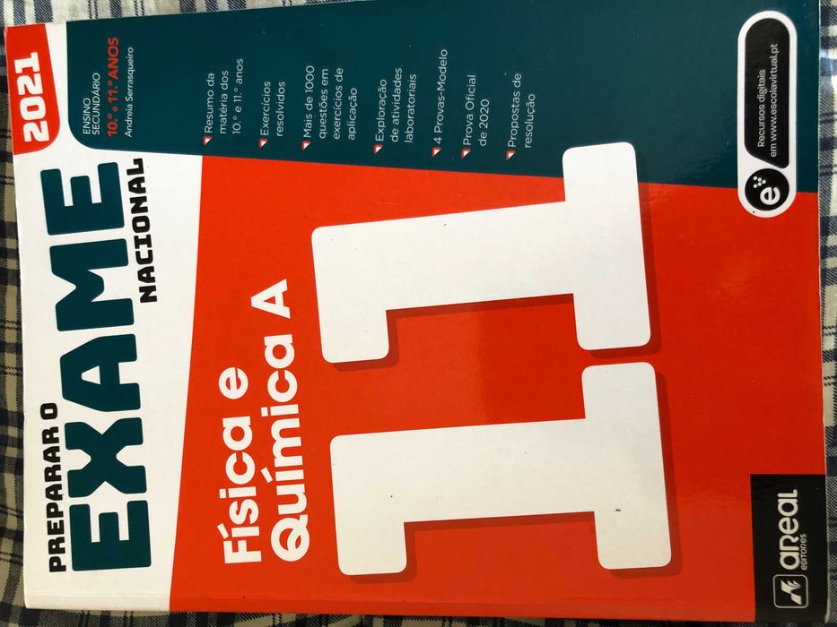 Livro de preparação para o exame de FQA 11ºano