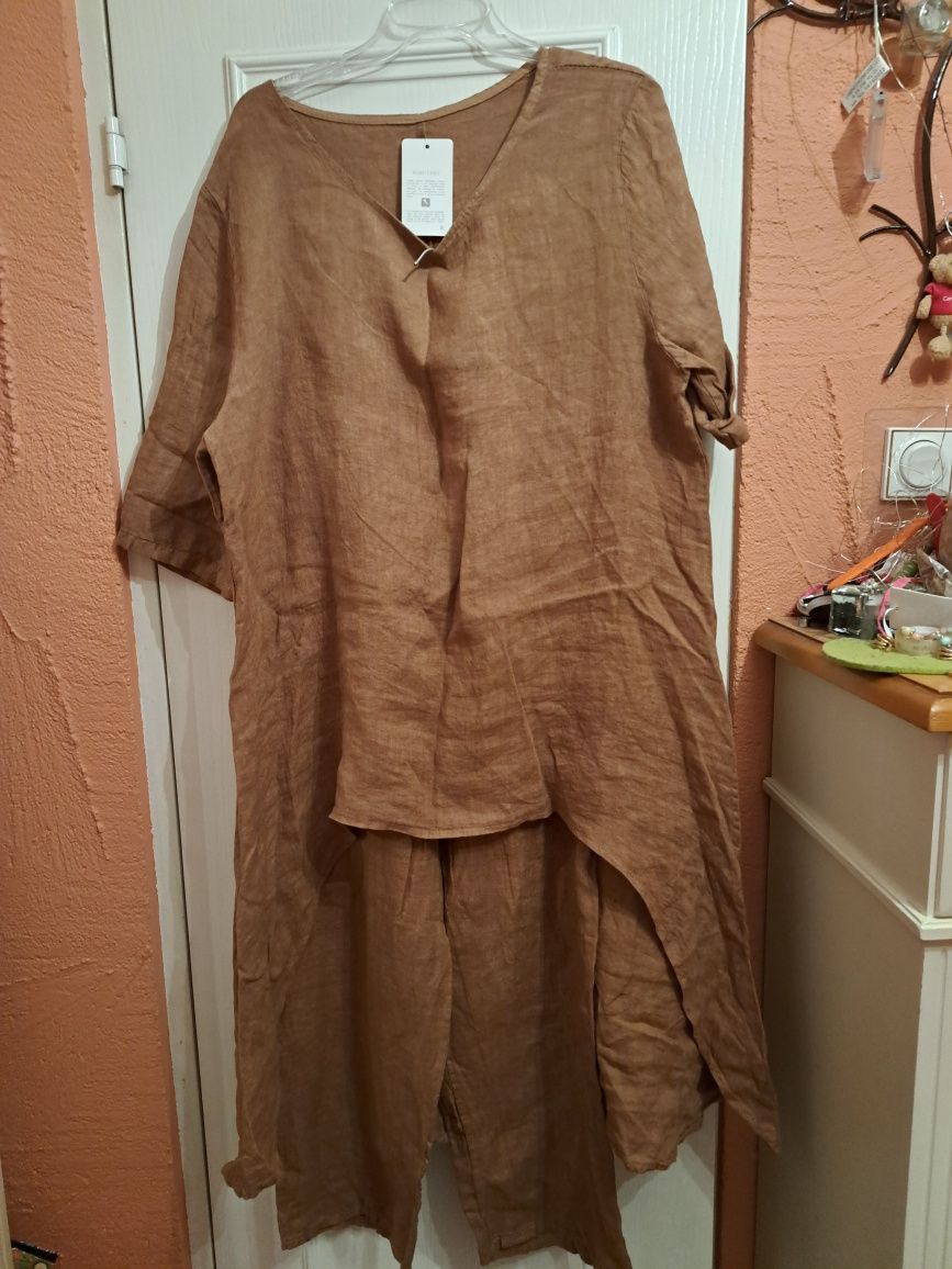 Nowe damskie kpl.lniane wloskie