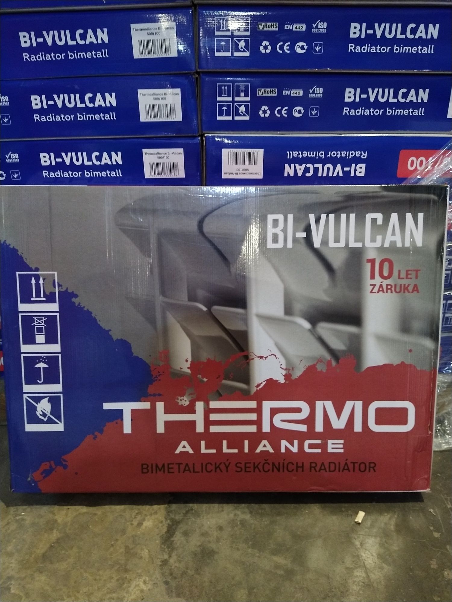 Би металлический радиатор Bi Vulkan 500/96