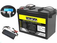 Akumulator bateria LiFePO4 12V 200Ah LiitoKala + ładowarka NOWY