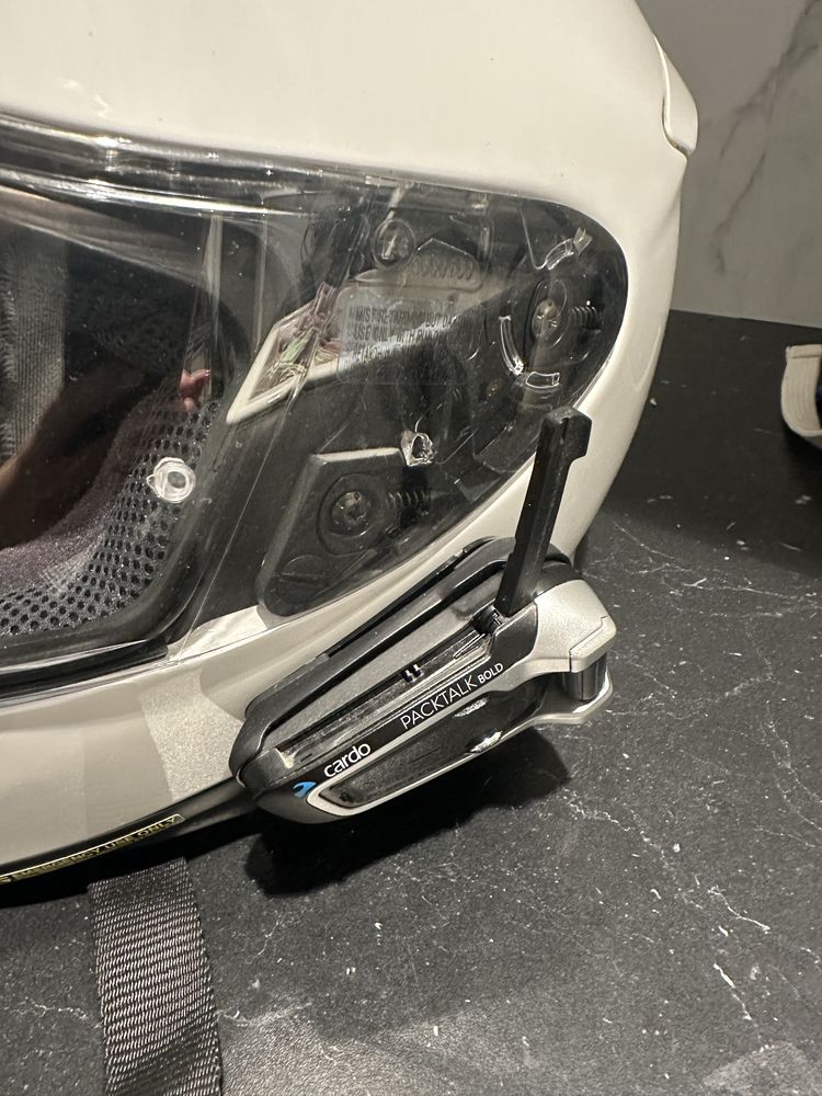 Kask motocyklowy Shoei NXR rozmiar S + interkom Cardo