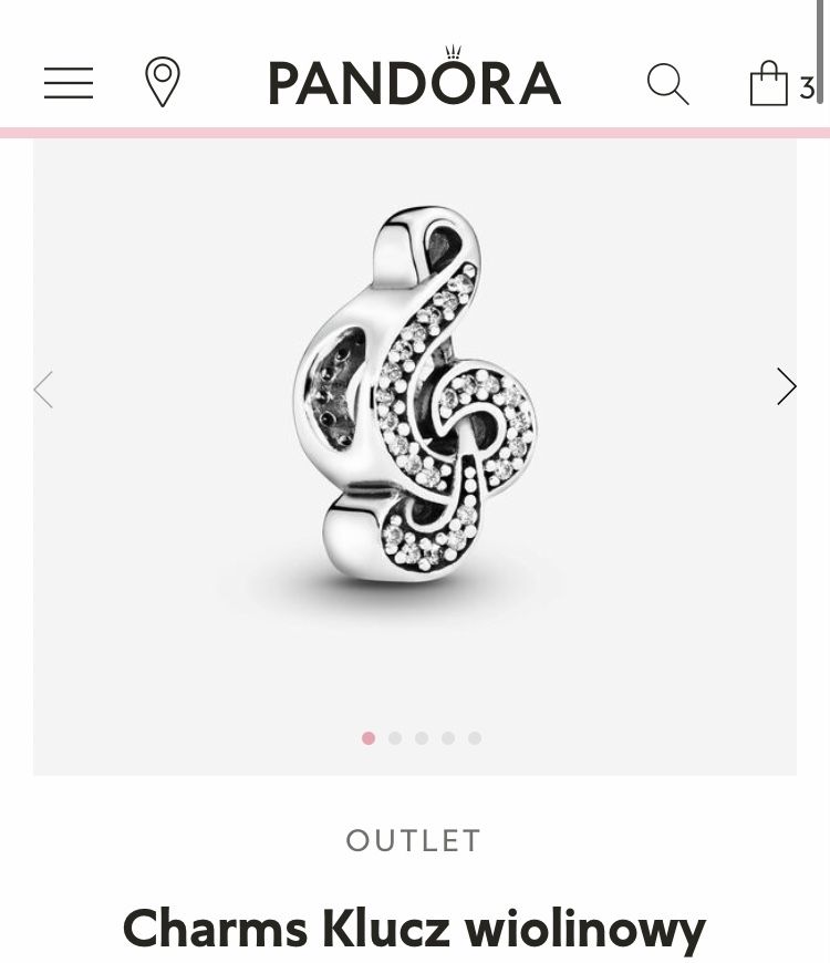 Klucz wiolinowy Pandora