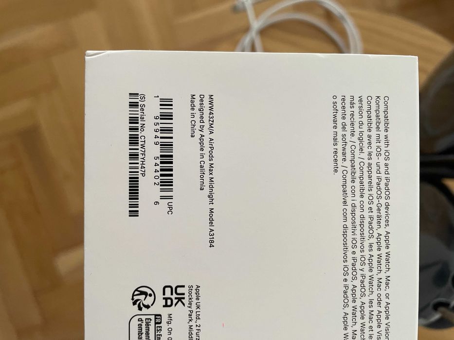 Apple Air Pods Max USB-C Północ ROK GWARANCJI Oryginalne