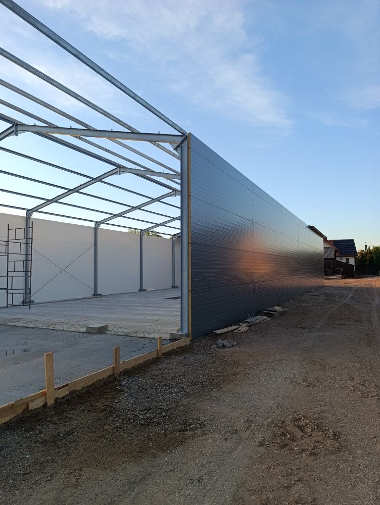 Hala stalowa 12x20 konstrukcja 10x24 moduł słup dzwigar