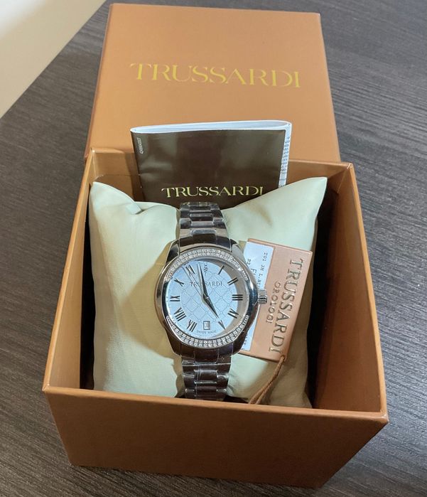 Trussardi - just Time Diamond, Kobiety -2022. Nowy. Prezent.