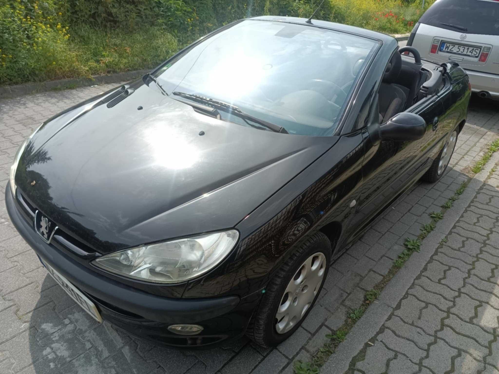 Peugeot 206cc, 2002r, 1.6l benzyna