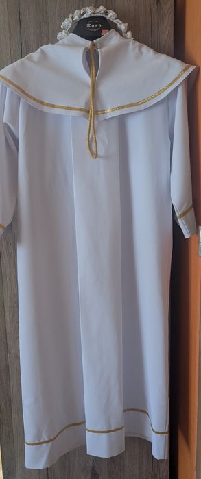 Alba komunijna+buciki dla dziewczynki, zestaw