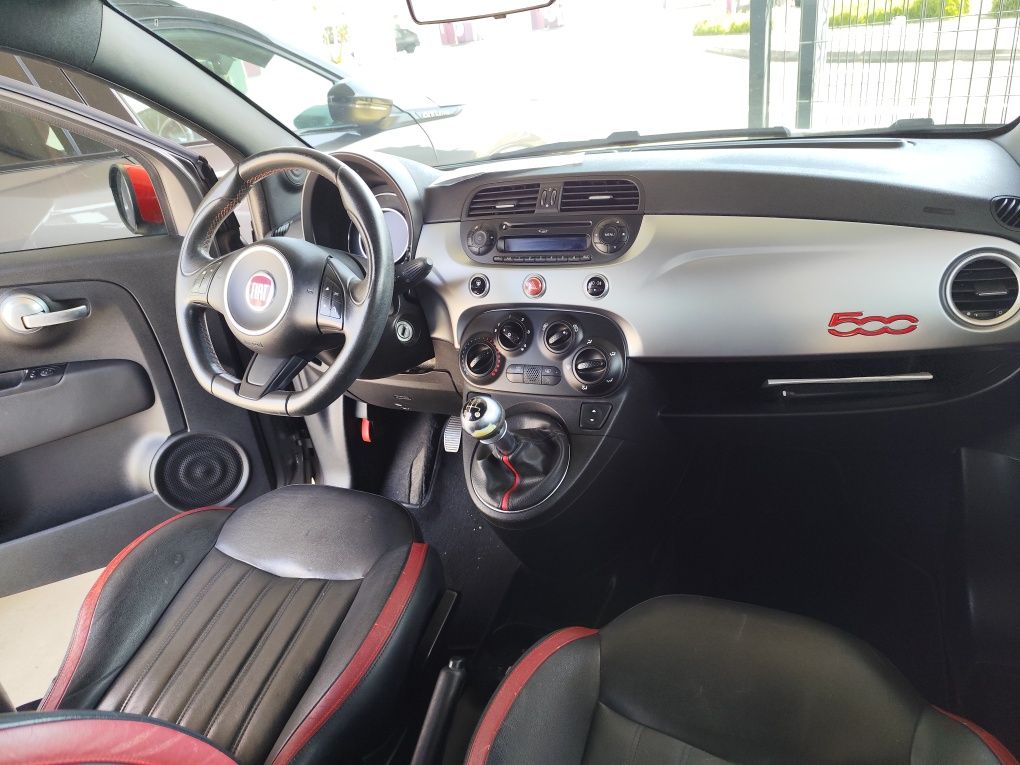 Fiat 500 1.2s Estofos Pele