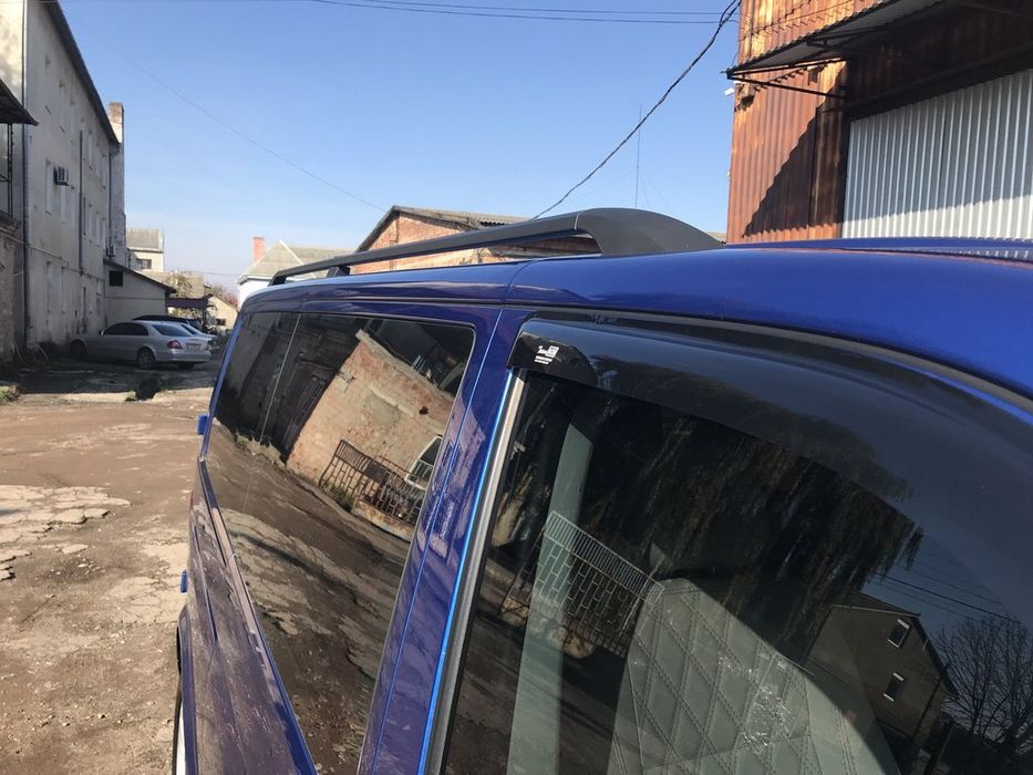 Volkswagen T5, T6 Transporter Рейлинги дуги на крышу (багажник) черные