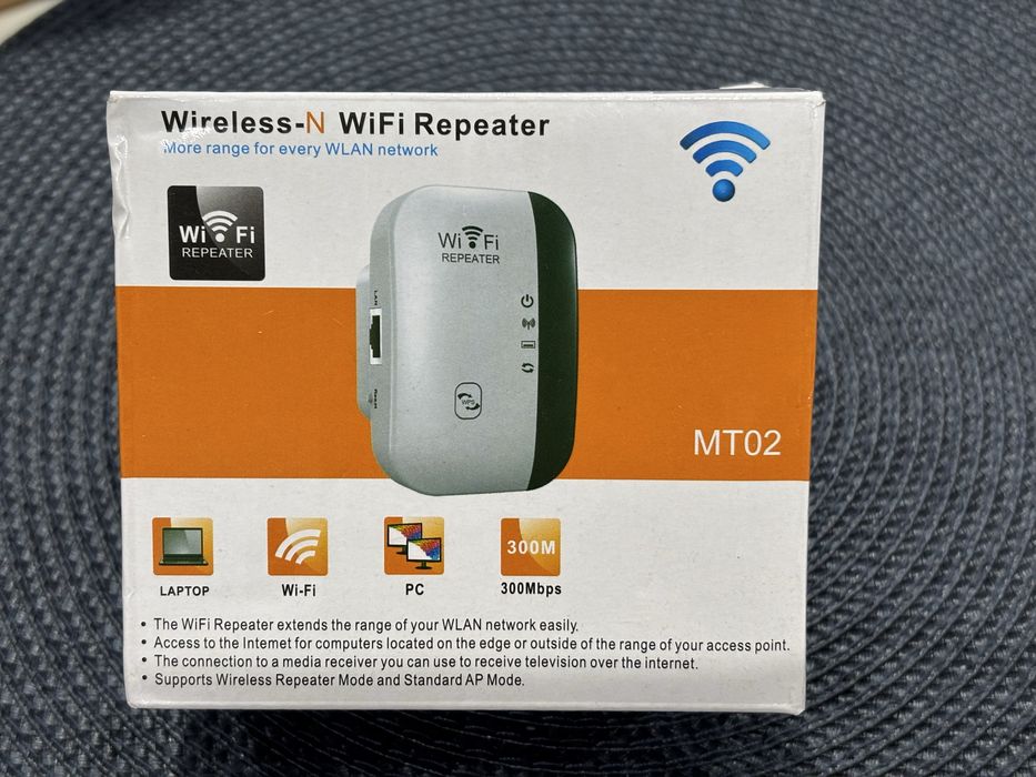 Wireless-N WiFi Repeater / Wzmacniacz sygnału Wi-Fi