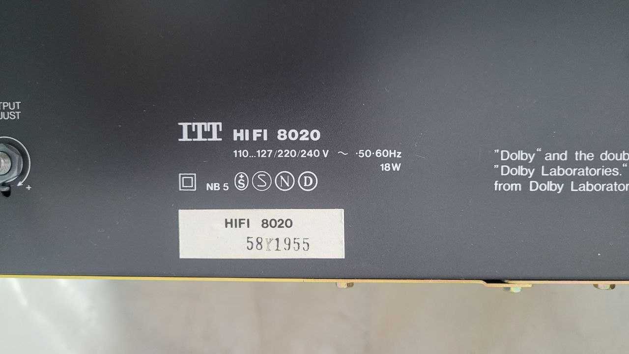 Рідкісна касетна дека американської корпорації ITT HIFI 8020