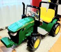 John Deere PegPerego dual force elektryczny traktor dzieci