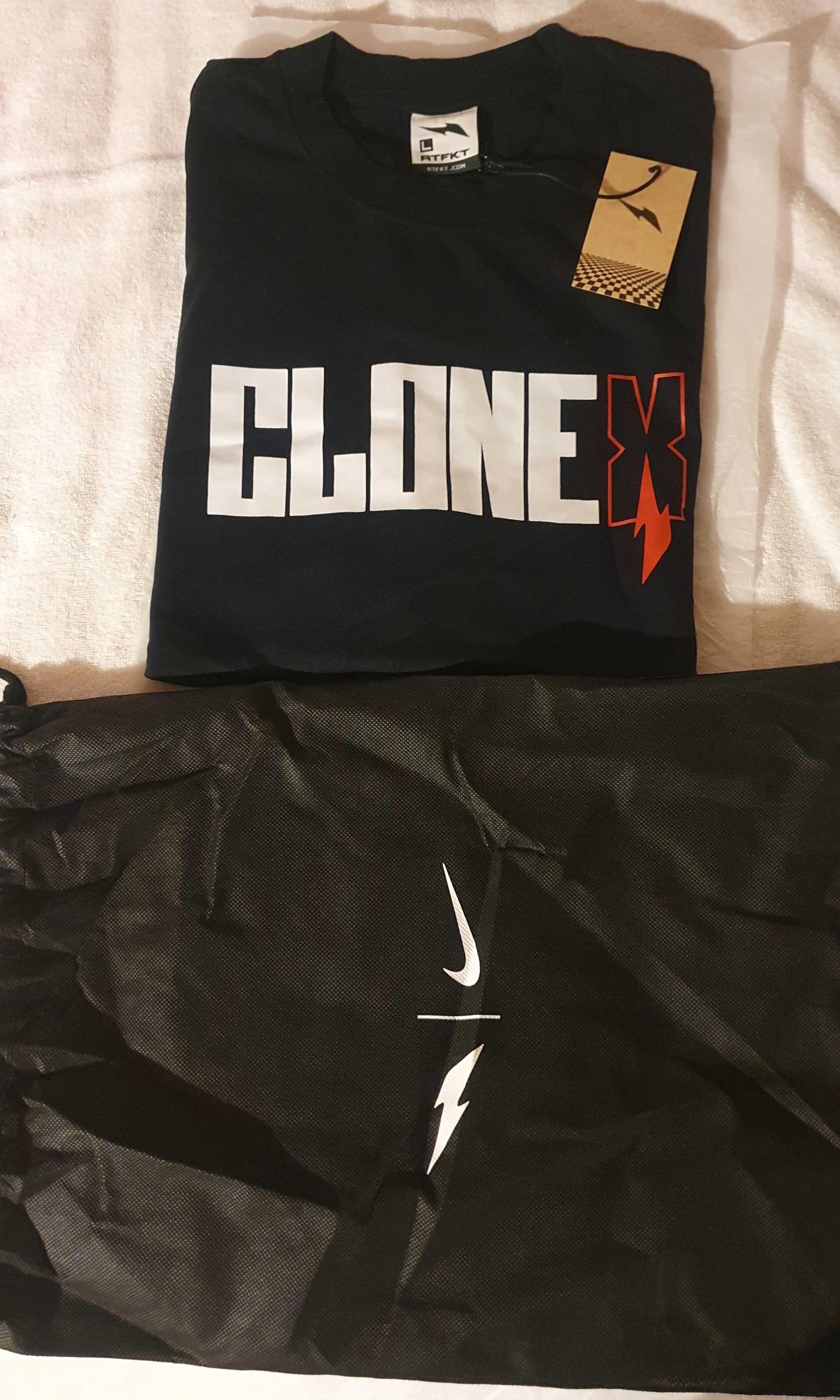 NIKE x RTFKT CloneX SZN1 Genesis T-Shirt L NOVA c/ Tag ORIGINAL