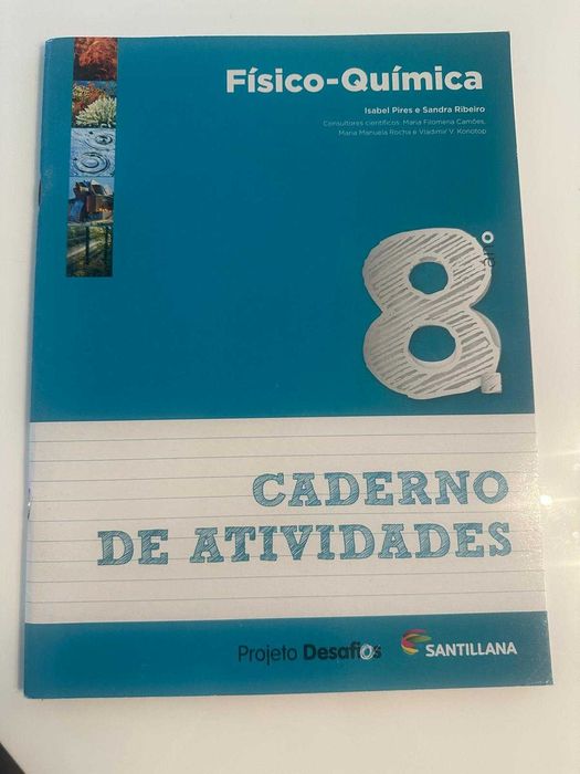 Físico-Química 8 - Sentillana - caderno de atividades