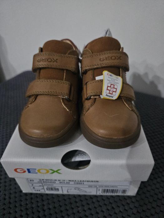 Półbuty buty jesień skóra na rzepy