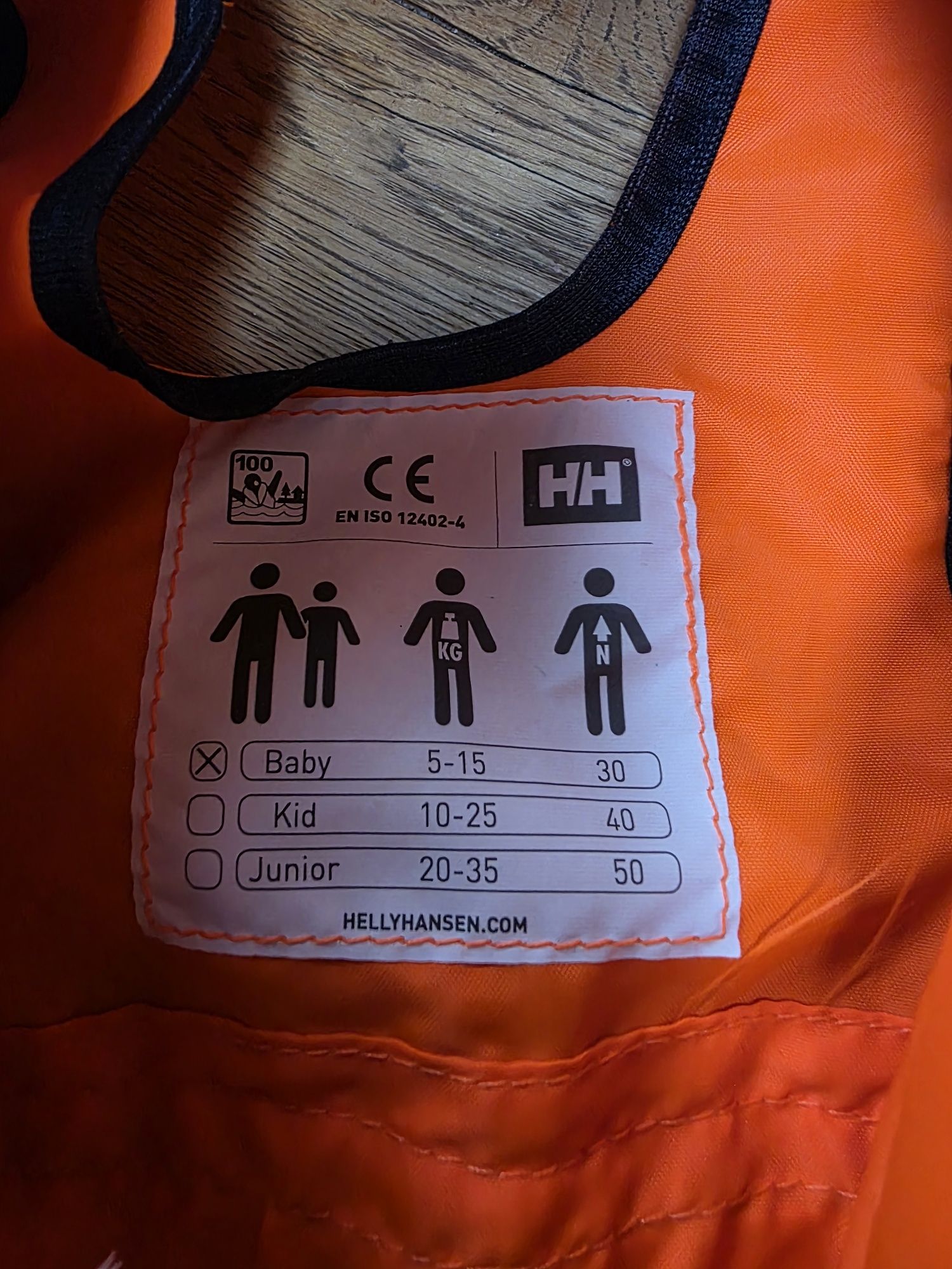 Kamizelka ratunkowa HELLY HANSEN BABY SAFE+ 210 5-15 kg